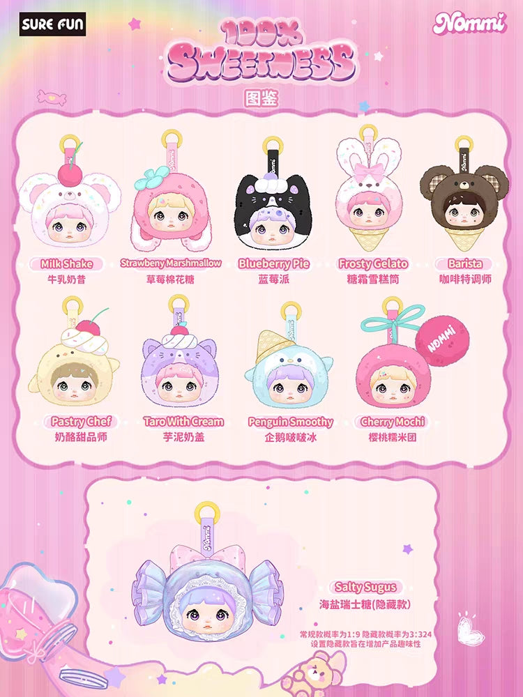 【NOMMI】Glutinous Rice -100%Sweetness Series Plush Blind Box