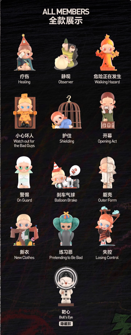 【Zsiga】 No Adults in this world series of blind box trendy ornaments