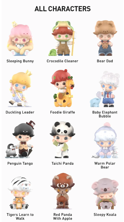 【DIMOO】 Animal Kingdom Series Figures