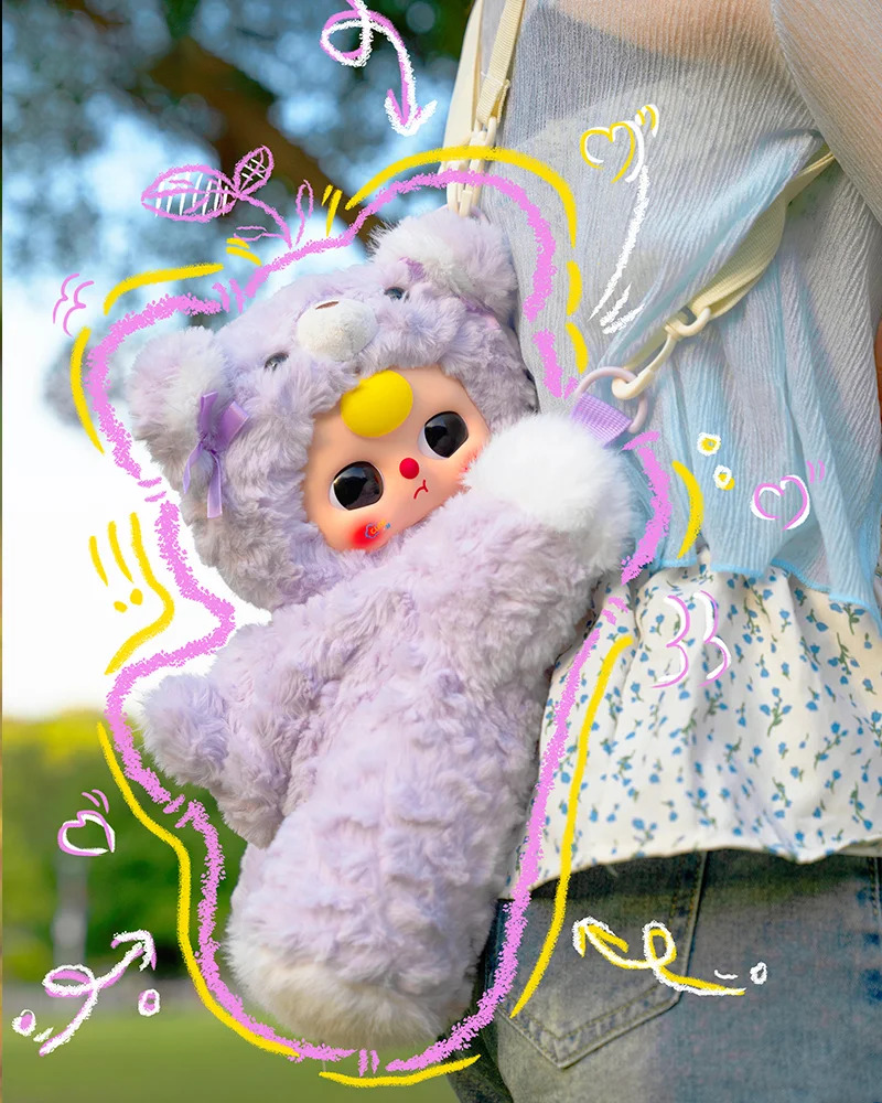 【Baby Three】 400% Hugging Baby Backpack Plush Series Blind Box