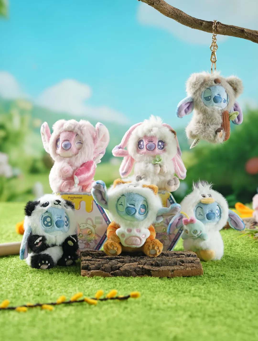 【Stitch】Animal Party Series Plush Pendant
