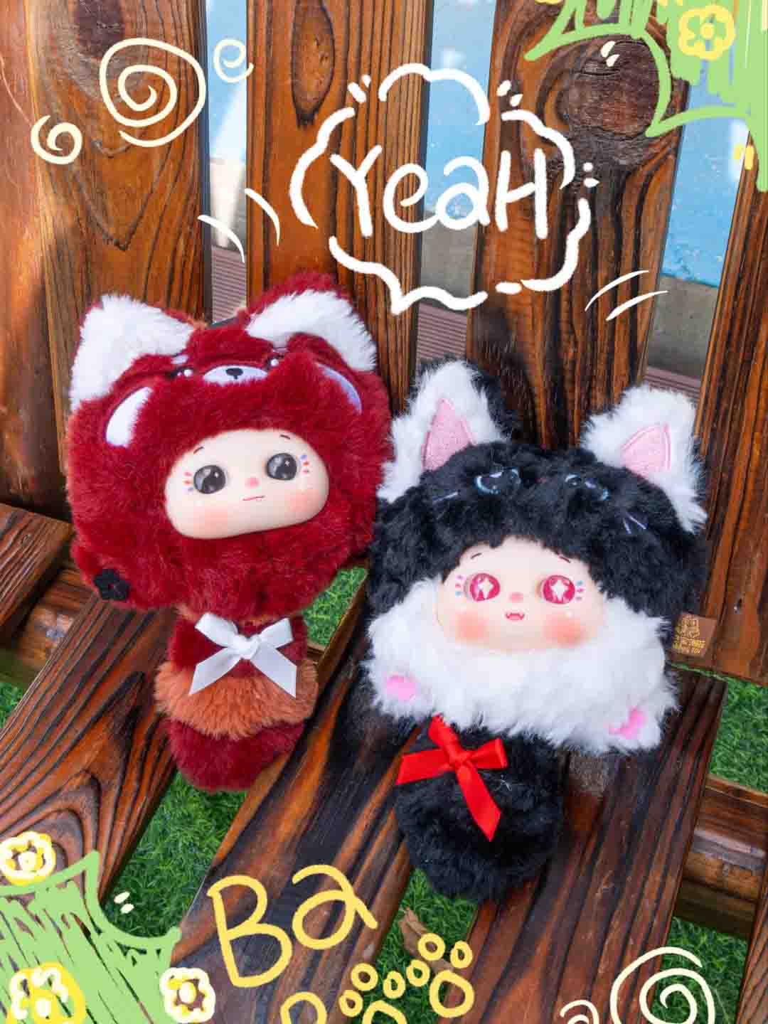 Baboo Meow CombGlow-comb&mirror sets soft toy series
