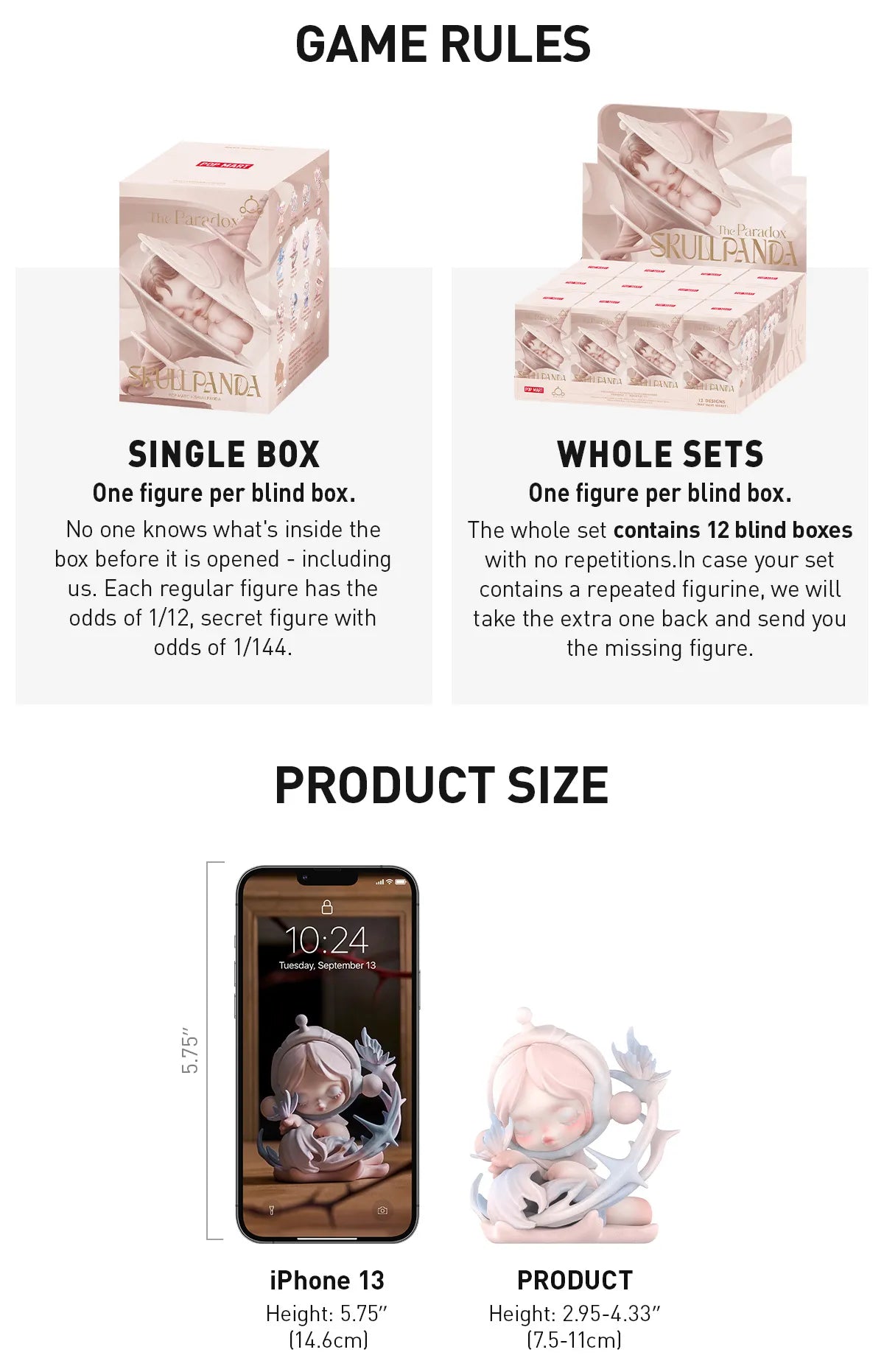 【SKULLPANDA】 The Paradox Series Figures