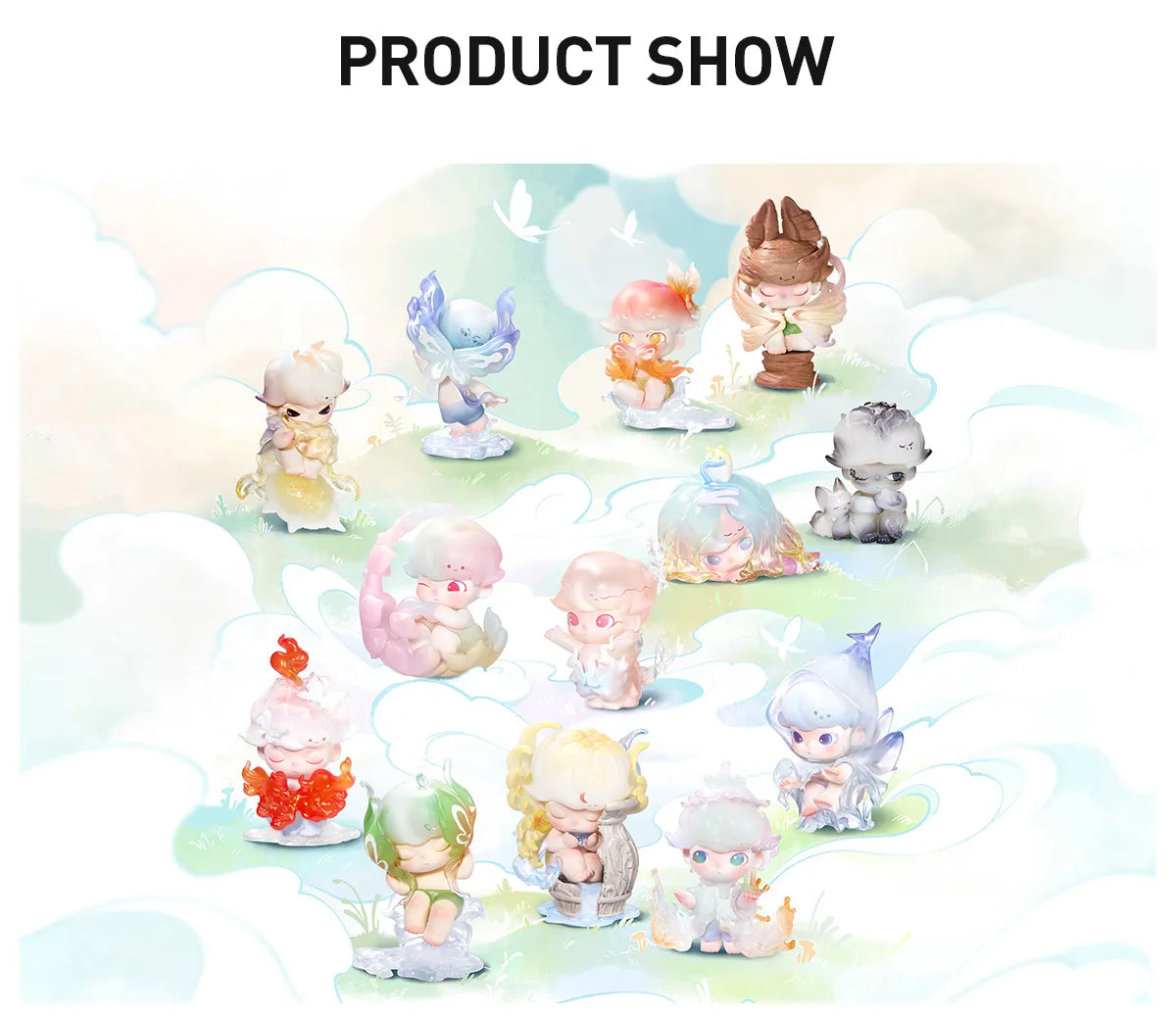 【DIMOO】 Shapes in Nature Series Figures