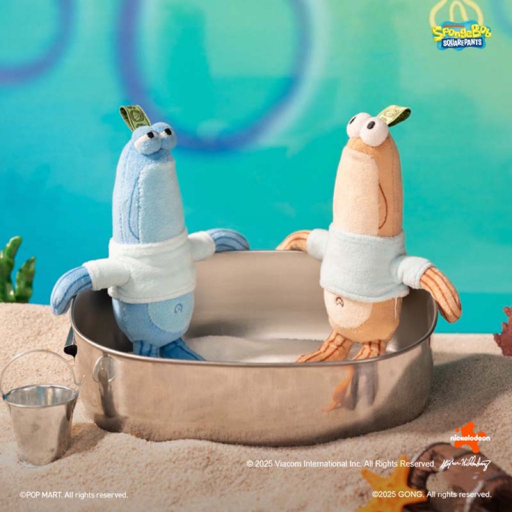 【Bikini】Residents of Bikini Bottom Whimsical Plush Part1 Blind Box