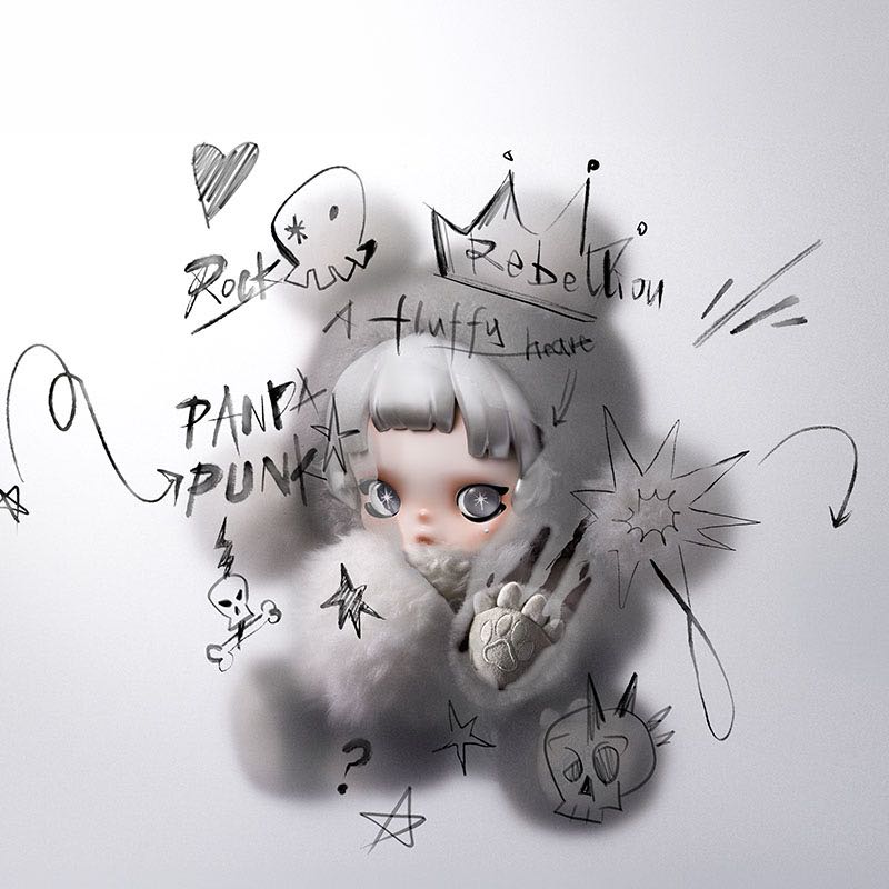【SkullPanda】Rebellious Bear Plush Series Blind Box