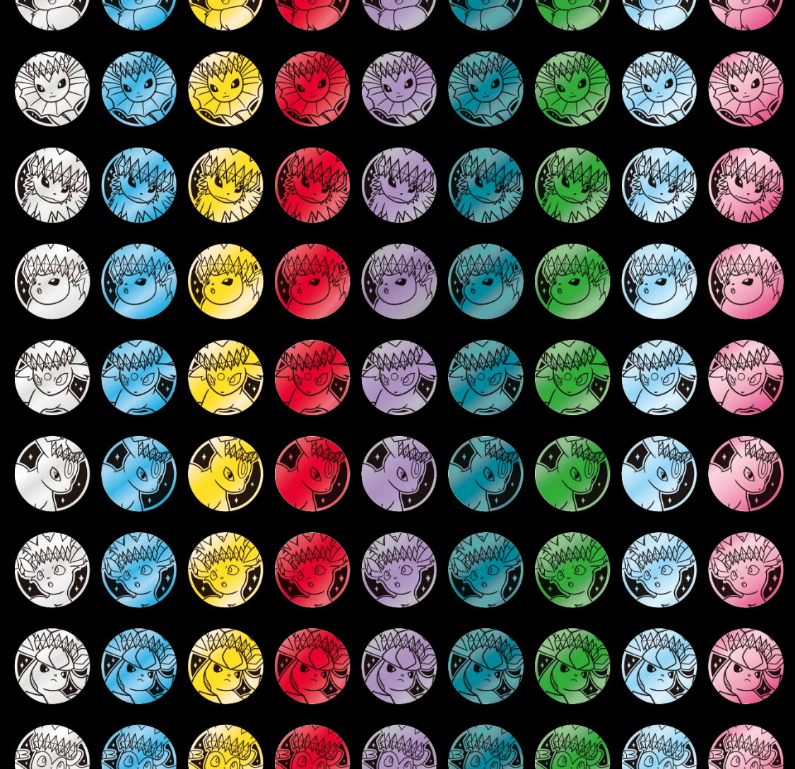 【Pokemon】TCG Terastal Festival Eevee Eeveelution Badge Pin Set