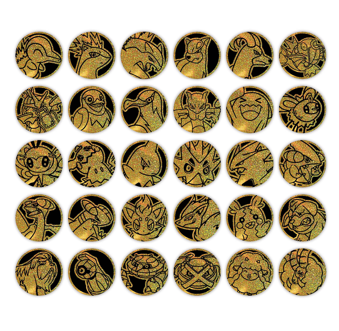 【Pokémon】Card Chinese The Glory of Team - Coin Set-Simplified Chinese
