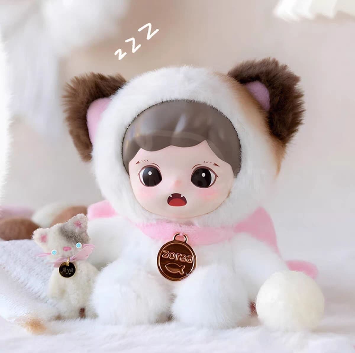 【Zoraa】 Fluffy Cabin series Viny Plush Doll Blind Box
