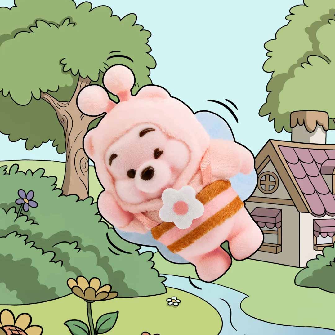 【WINNIE】Pooh Touching Garden