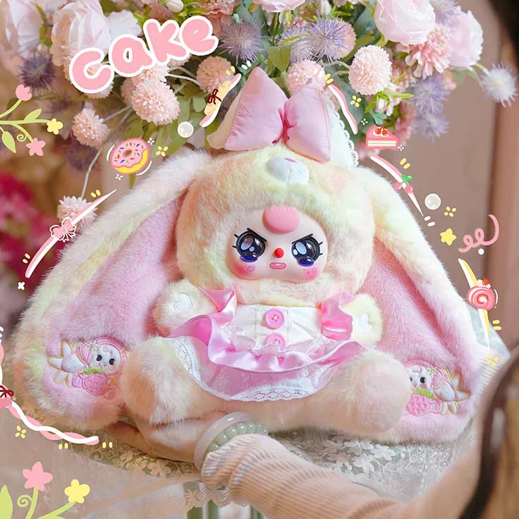 【Baby Three】400% V5 Lily Rabbit Town Plush Series Blind Box