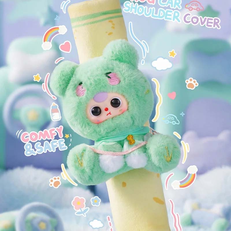 【Baby Three】Seat Belt Shoulder Pad Plush Series Blind Box