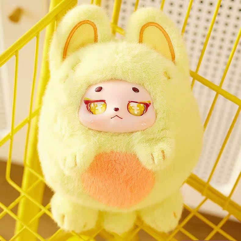 Puff Colorful Ball Family Zipper Crossbody Bag Plush Blind Box