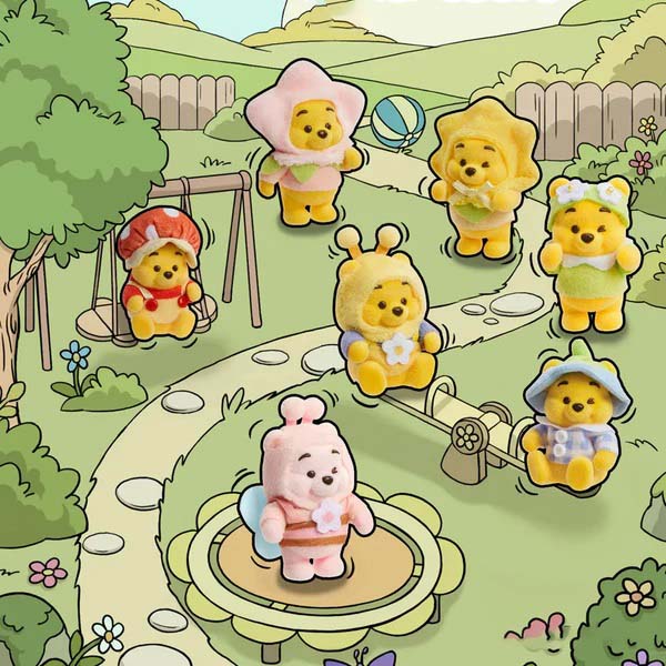 【WINNIE】Pooh Touching Garden