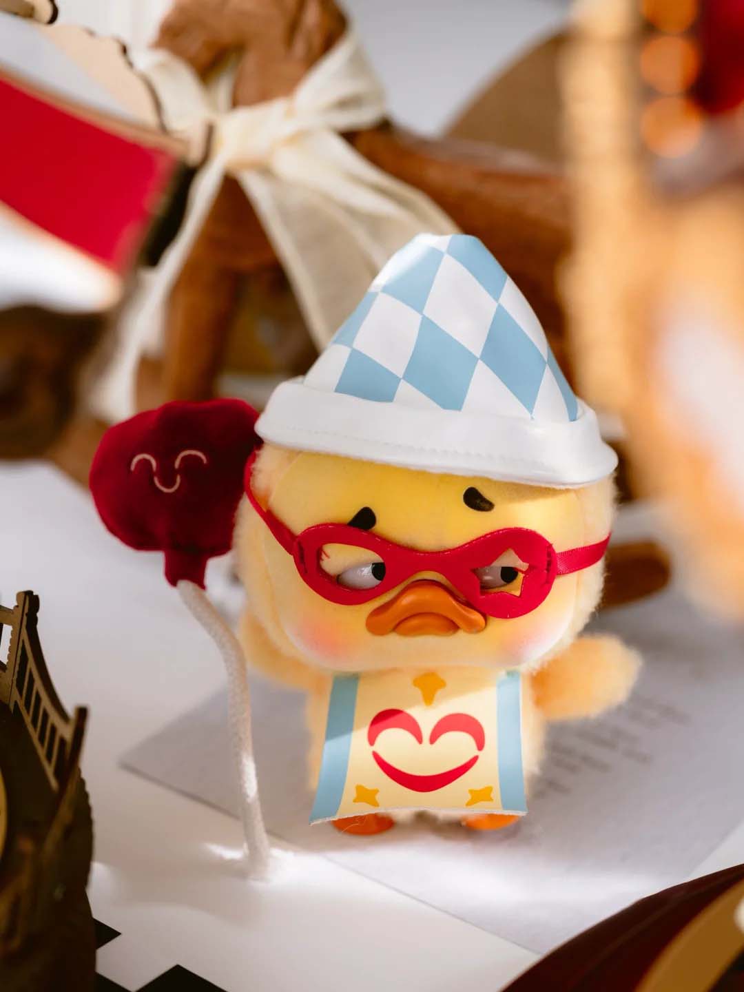 POCKET-UPSETDUCK-Crazy Circus Duck Plush Keychain Blindbox