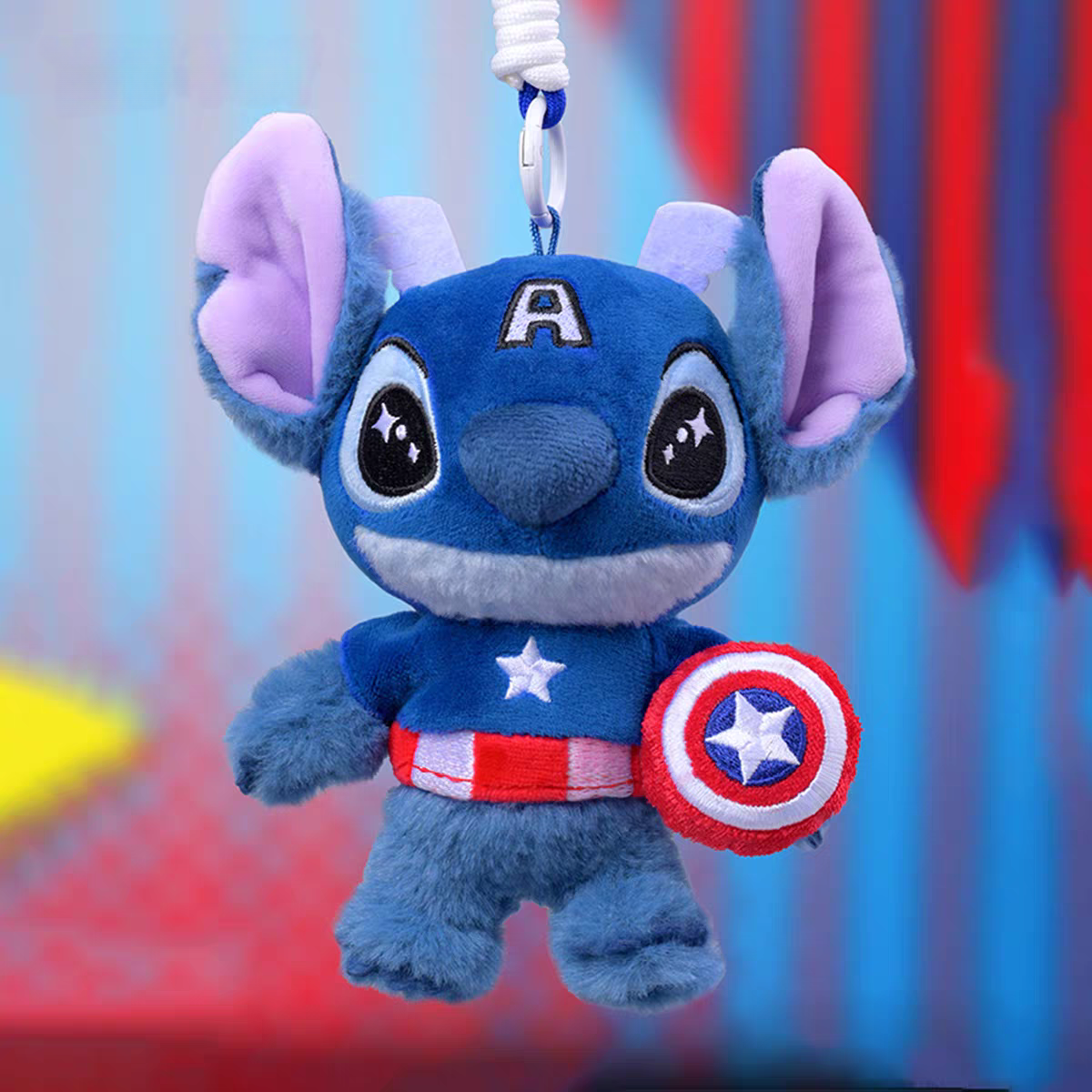 【STITCH】Cartoon Costume Plush Keychain Collection