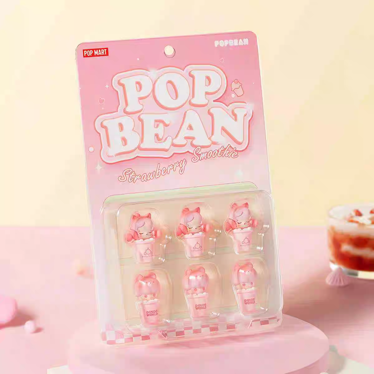 【SP×Dimoo】Strawberry Milkshake Tiny Figures