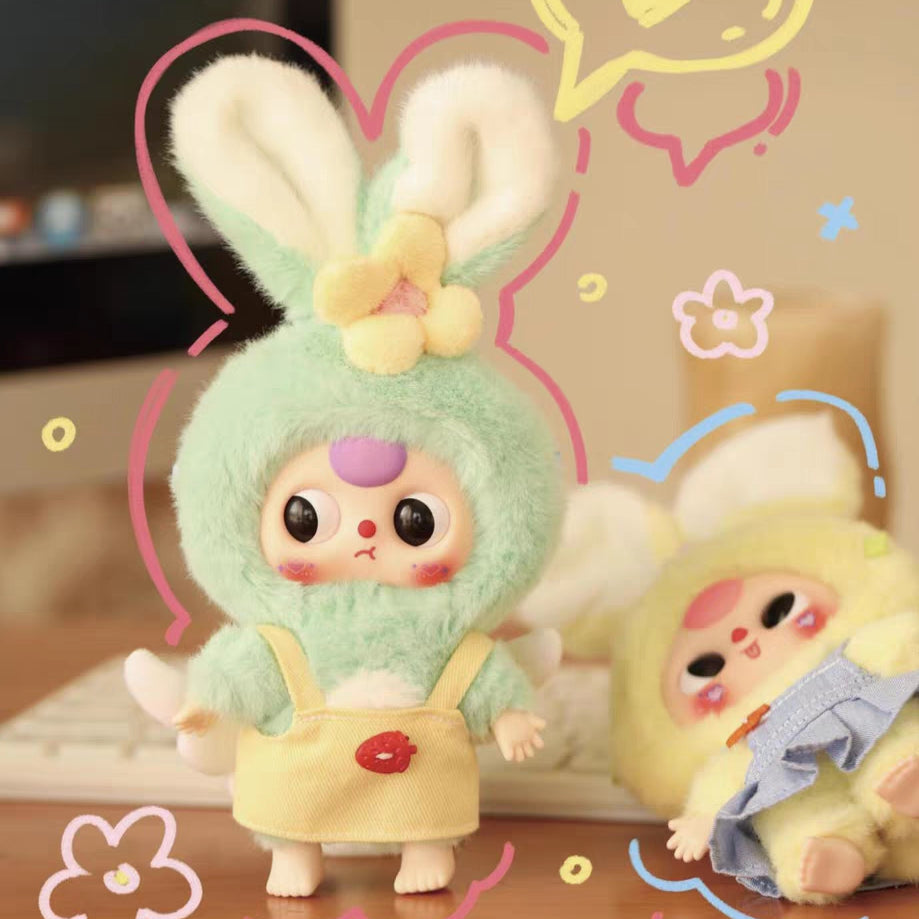 【BABY THREE】 Macaron Rabbit Stuffed V1 Plush Blind Box
