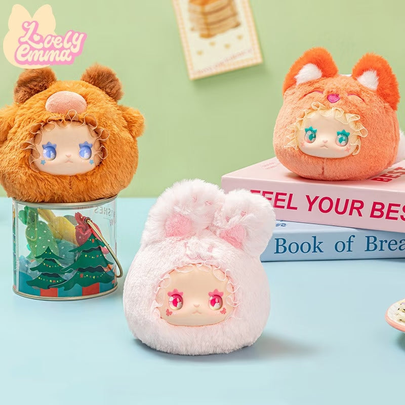 【LOVELY EMMA】 RUA RUA ZOO VINYL FACE PLUSH KEYCHAIN BLIND BOX