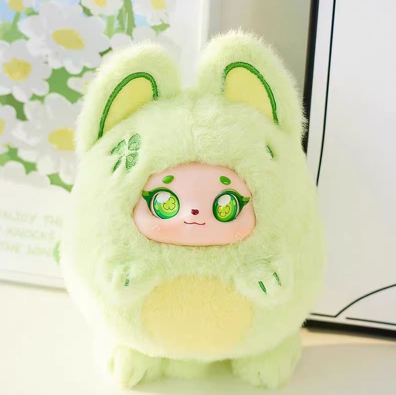 Puff Colorful Ball Family Zipper Crossbody Bag Plush Blind Box