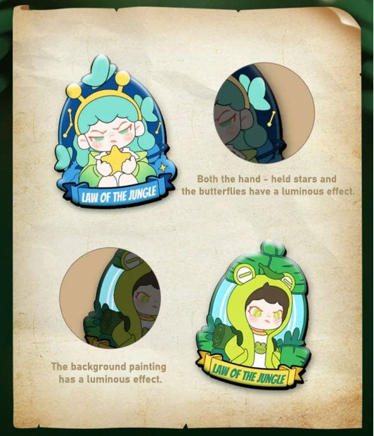 【Dora】Law Of The Jungle Series Badge Blind Box
