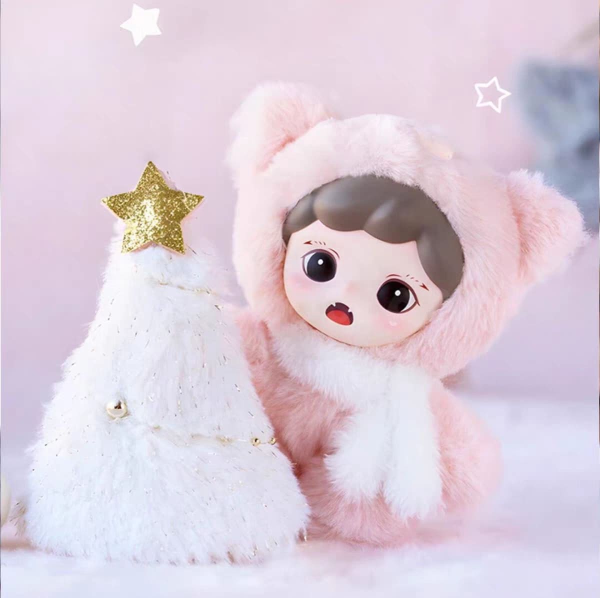 【Zoraa】 Fluffy Cabin series Viny Plush Doll Blind Box