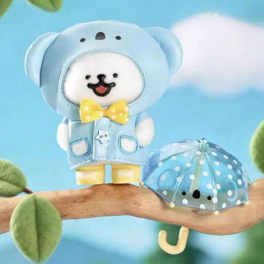 【Line Dog】 What to Do on Rainy Days Series Figurine Blind Box