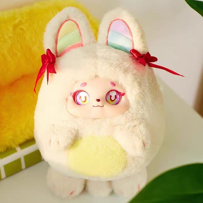 Puff Colorful Ball Family Zipper Crossbody Bag Plush Blind Box