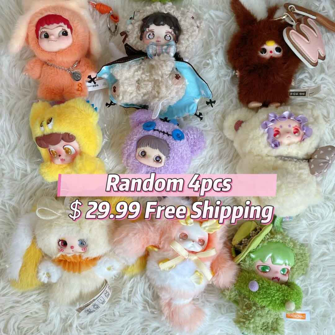 2026 Mystery Bag - Random Cute Stuffed Figures Toy Bundle