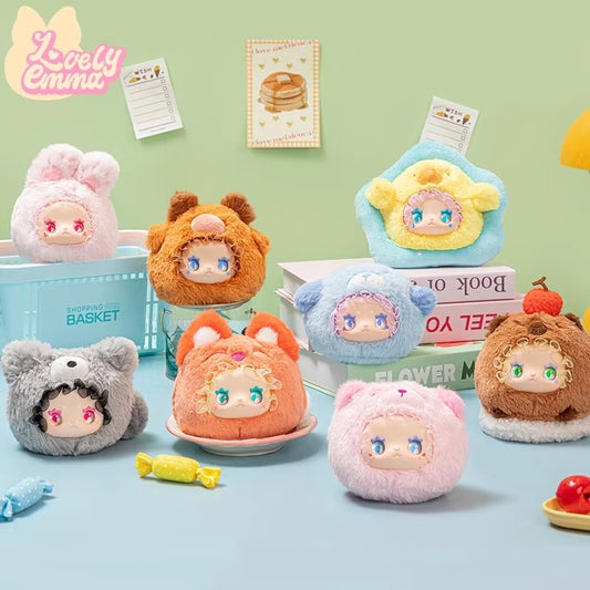 【LOVELY EMMA】 RUA RUA ZOO VINYL FACE PLUSH KEYCHAIN BLIND BOX