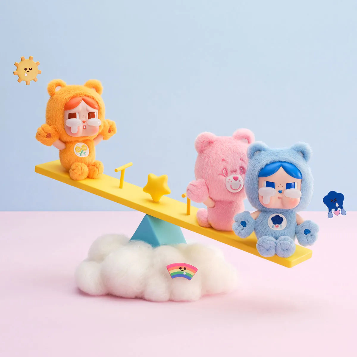 【Pre-order】CRYBABY × Care Bears Series Vinyl Plush Pendnat Blind Box