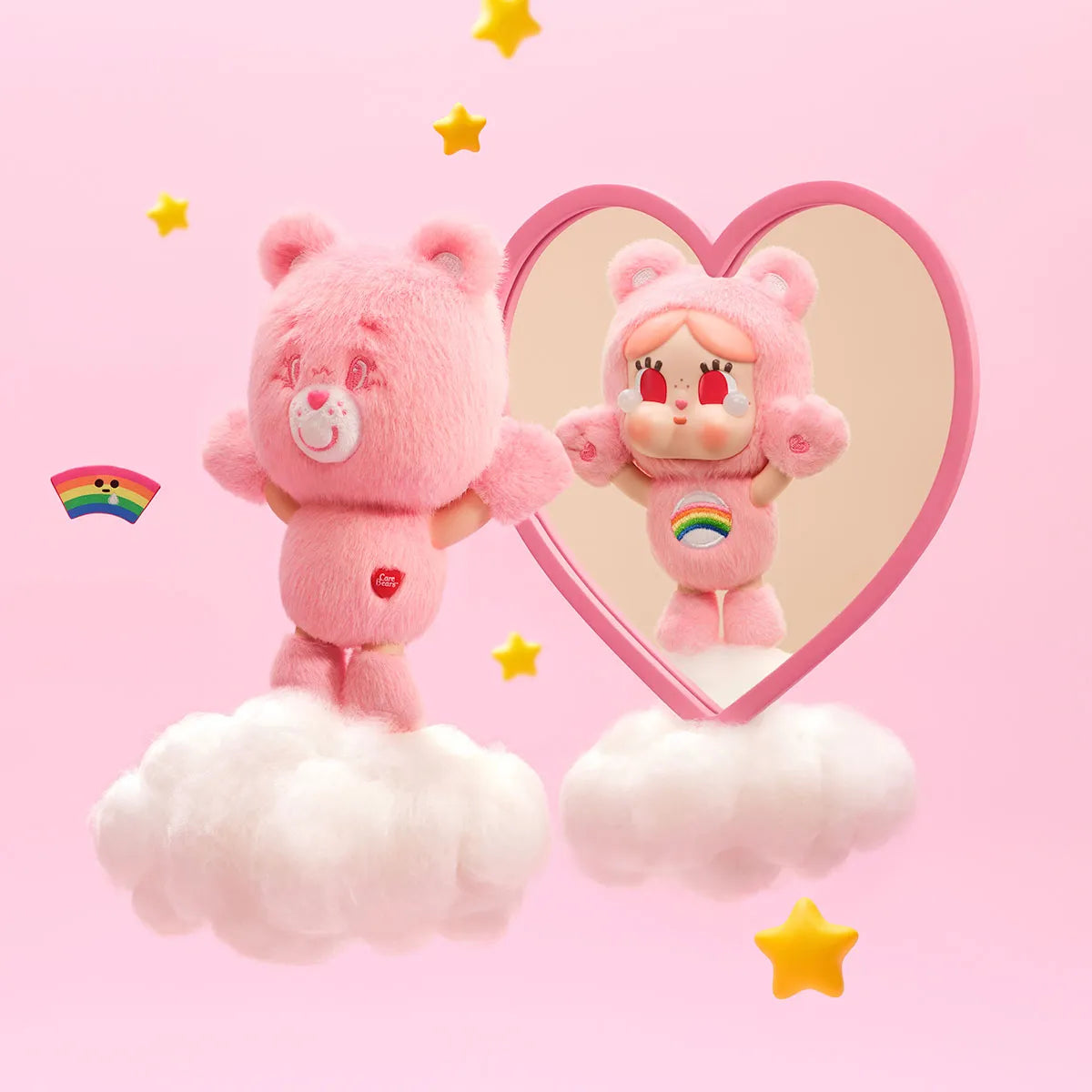 【Pre-order】CRYBABY × Care Bears Series Vinyl Plush Pendnat Blind Box