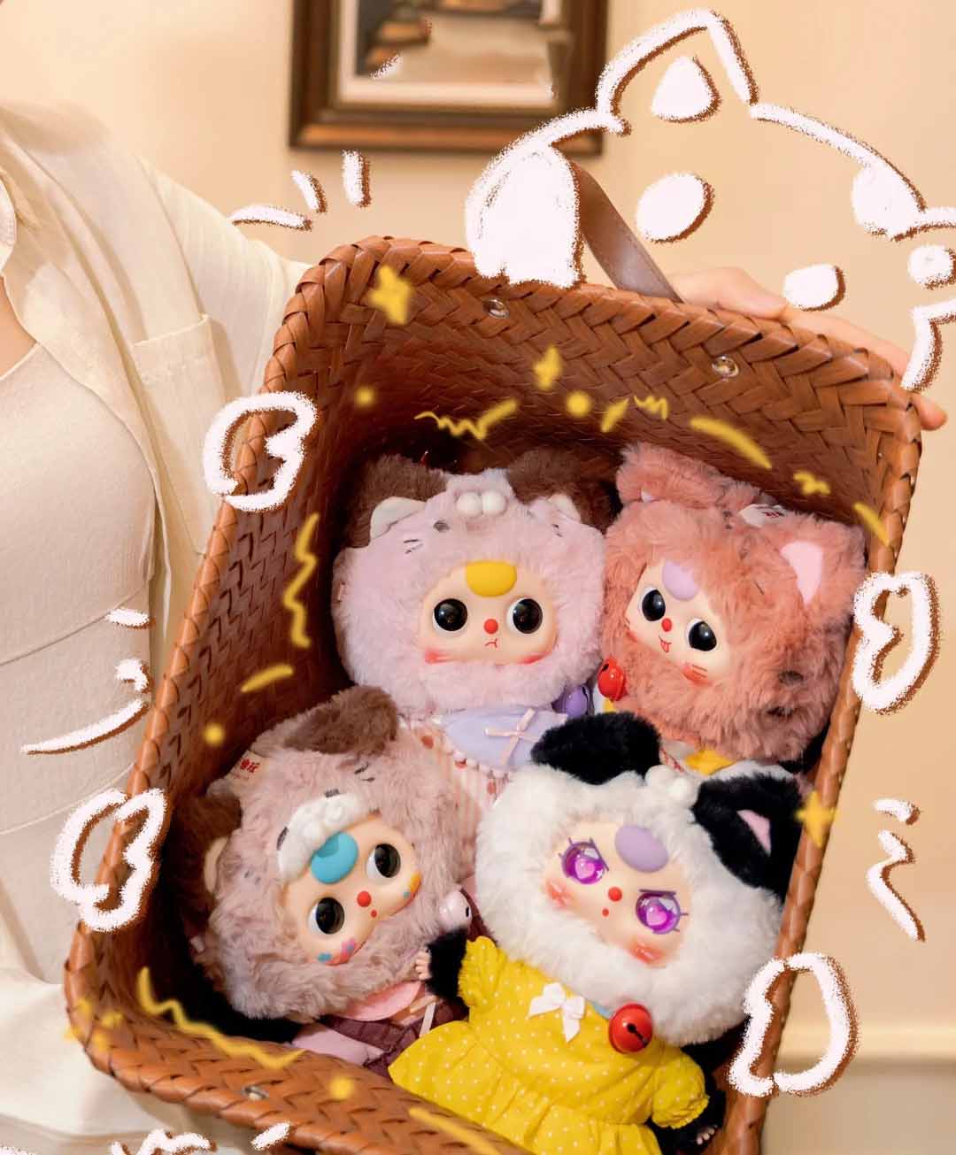 [Baby Three] Cat Wardrobe Plush Blind Box