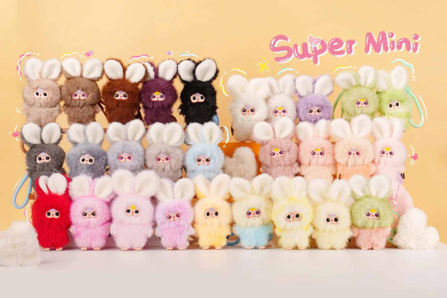 【Baby Three】Super Mini Lapin Lune en Peluche