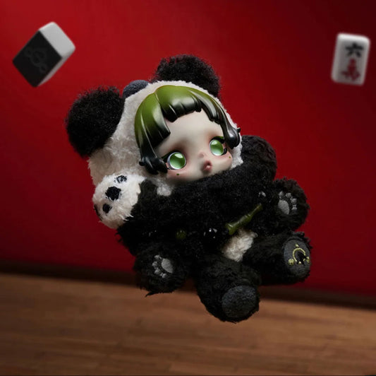 【SKULLPANDA】Lazy Panda Plush Doll Pendant