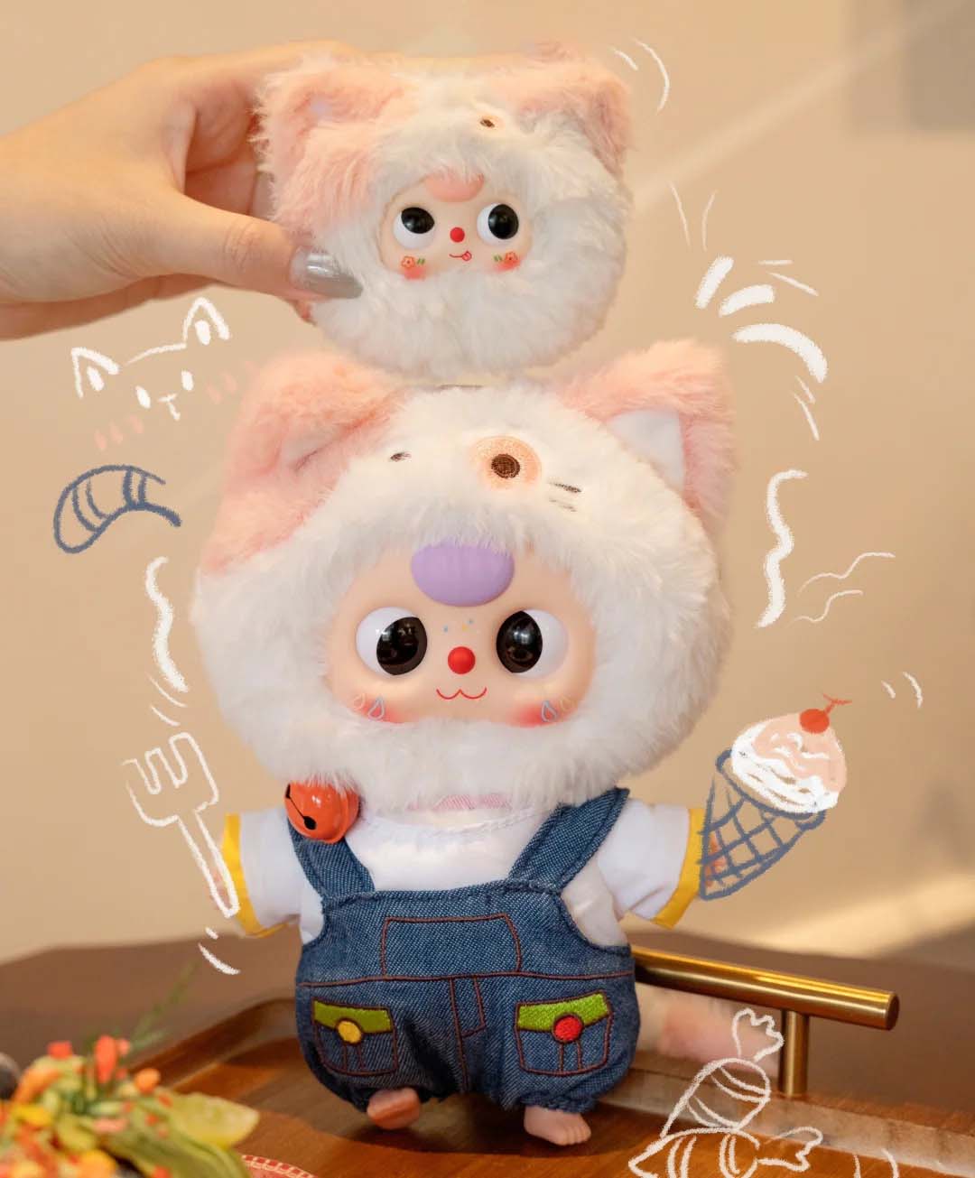 [Baby Three] Cat Wardrobe Plush Blind Box