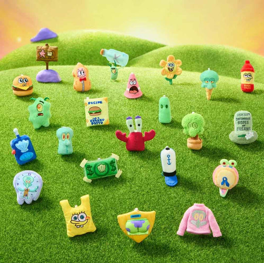 What's in the Bikini Bottom Series Plush Fridge Magnet Blind Bag