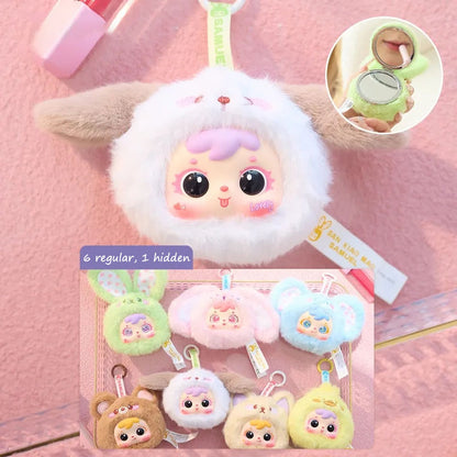 【Samuel】Animal Gathering Makeup Mirror Pendant