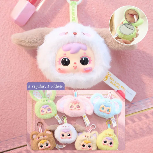 【Samuel】Animal Gathering Makeup Mirror Pendant