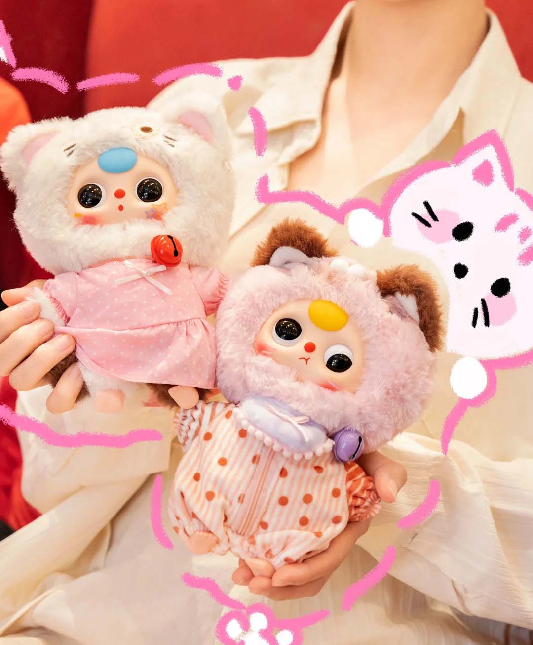 [Baby Three] Cat Wardrobe Plush Blind Box