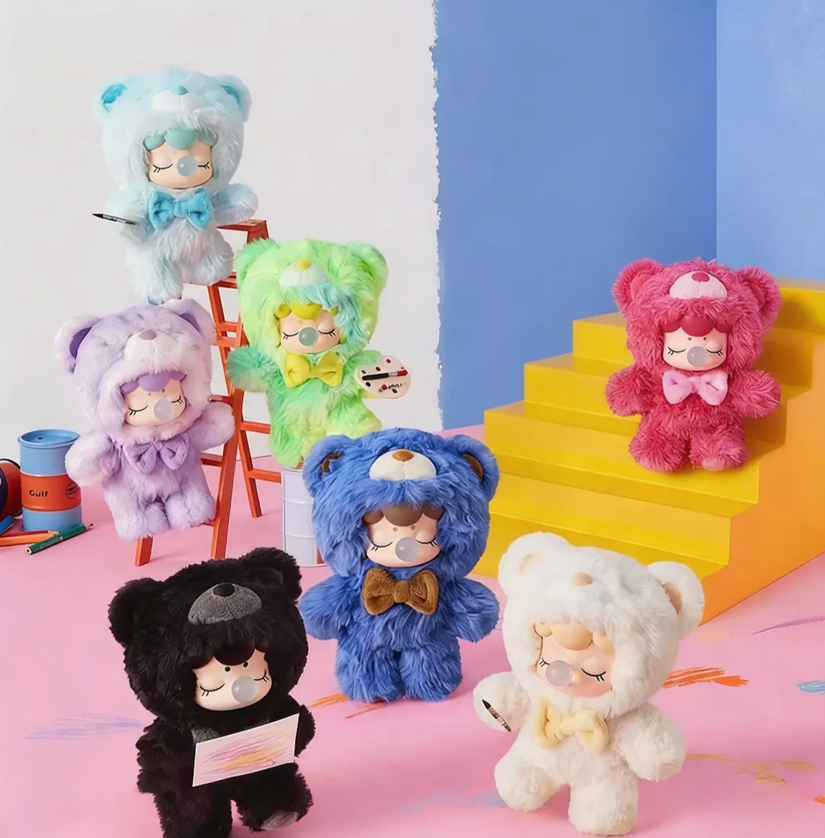 【Nanci】Bear Inner World Plush Pendant Series Blind Box