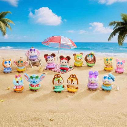 【Disney】Summer Swim Ring Series Plush Blind Box