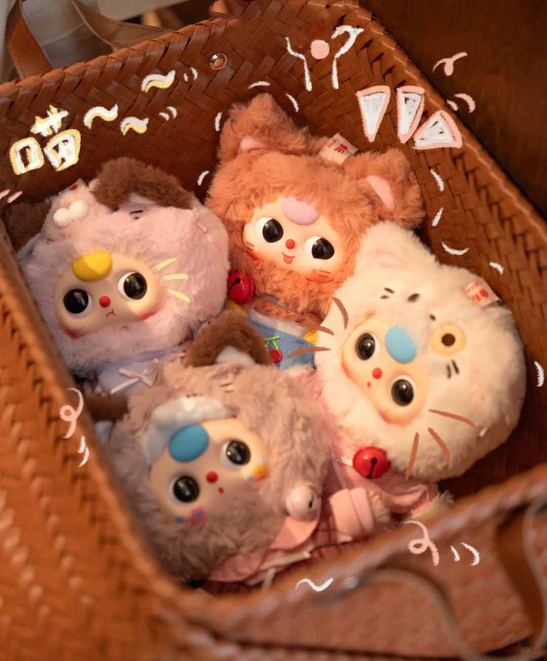 [Baby Three] Cat Wardrobe Plush Blind Box