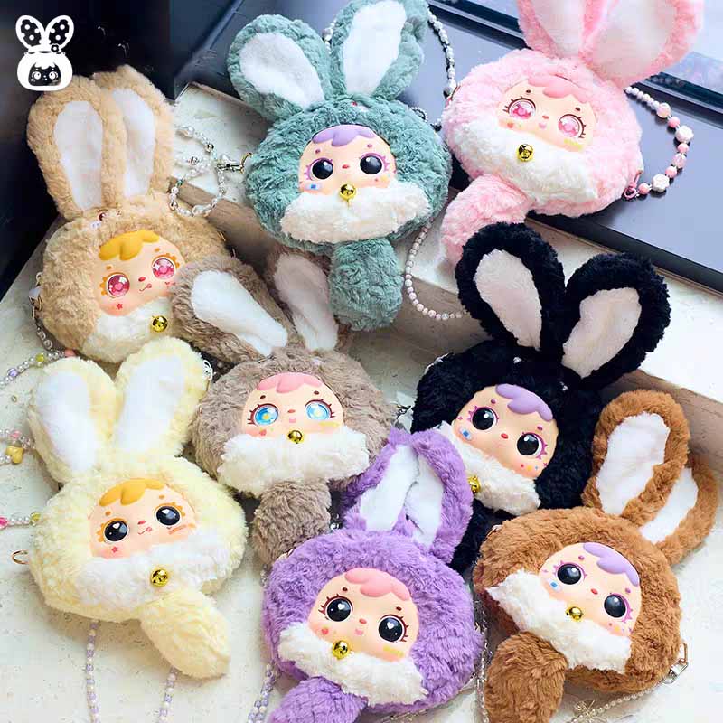 [Samuel]Dopamine Rabbit Chain Plush Bag