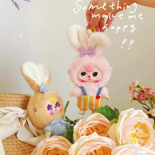 【BABY THREE】  Macaron Rabbit Stuffed V1 Plush Blind Box
