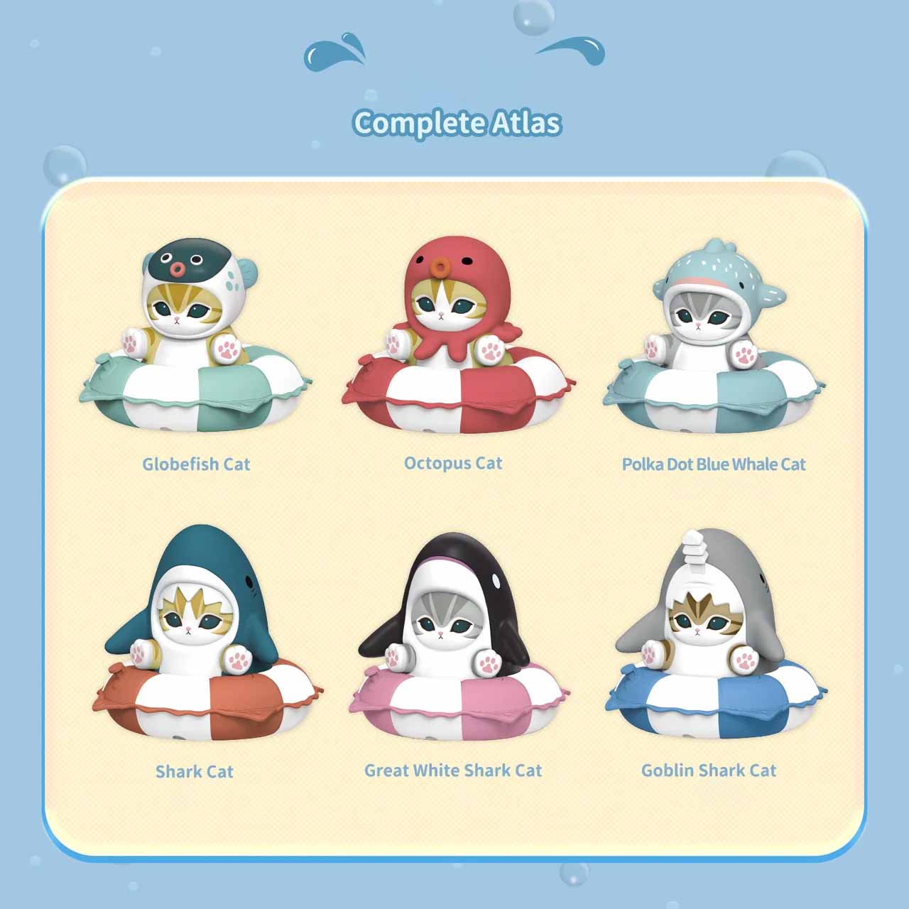 【Mofusand】Swim Ring Figure Series Blind Box