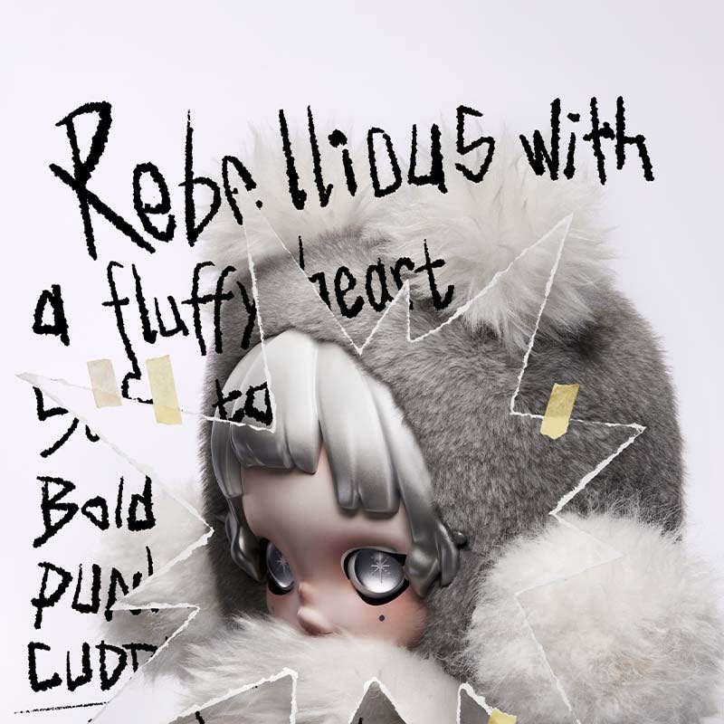 【SkullPanda】Rebellious Bear Plush Series Blind Box
