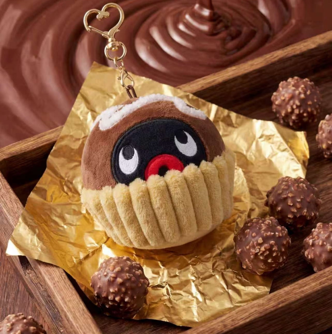 【Pingu】Chocolate Season mini Scent Pendant Plush Series Blind Box