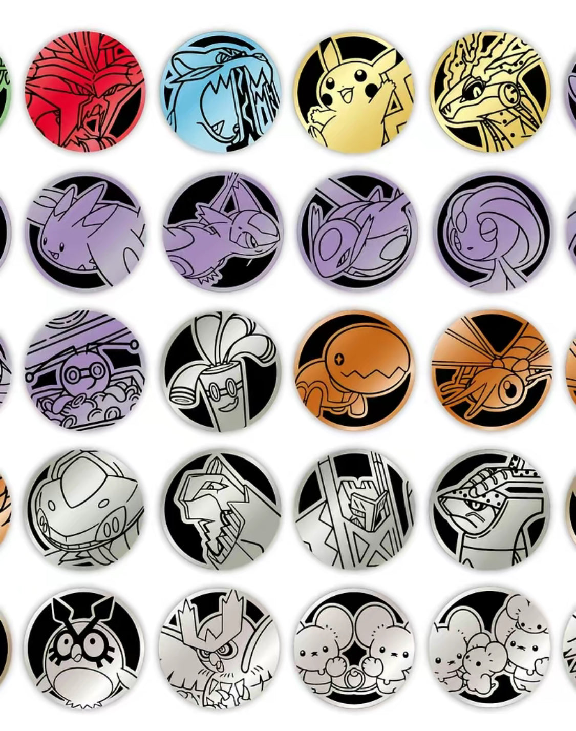 【Pokemon】S-Chinese Prism Crystal Coin Set