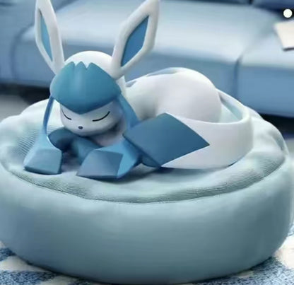 【Pokemon】Authentic Pokemon Eevee sleeping position Series Blind Box Toy Figure